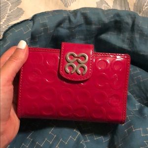 Coach pink wallet